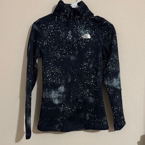 The North Face Black and White Speckled Pullover